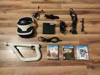Zestaw VR PS4 kamera move okablowanie kpl
