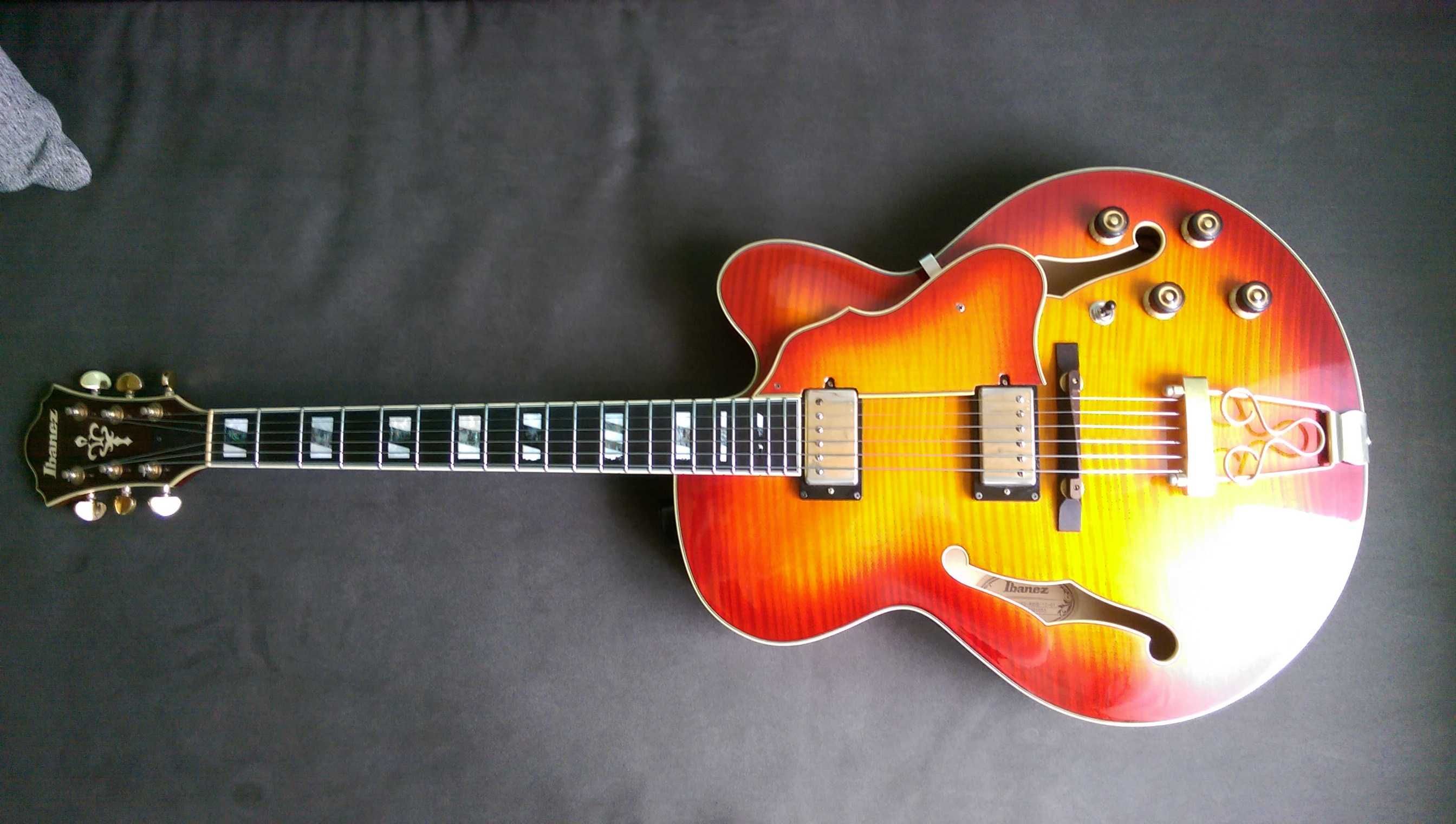 Gitara Ibanez AF155 AWB archtop hollow body jazzowa