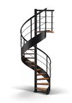 Schody spiralne Dolle Cambrigde/ Bukowe/ śr. 140 cm.