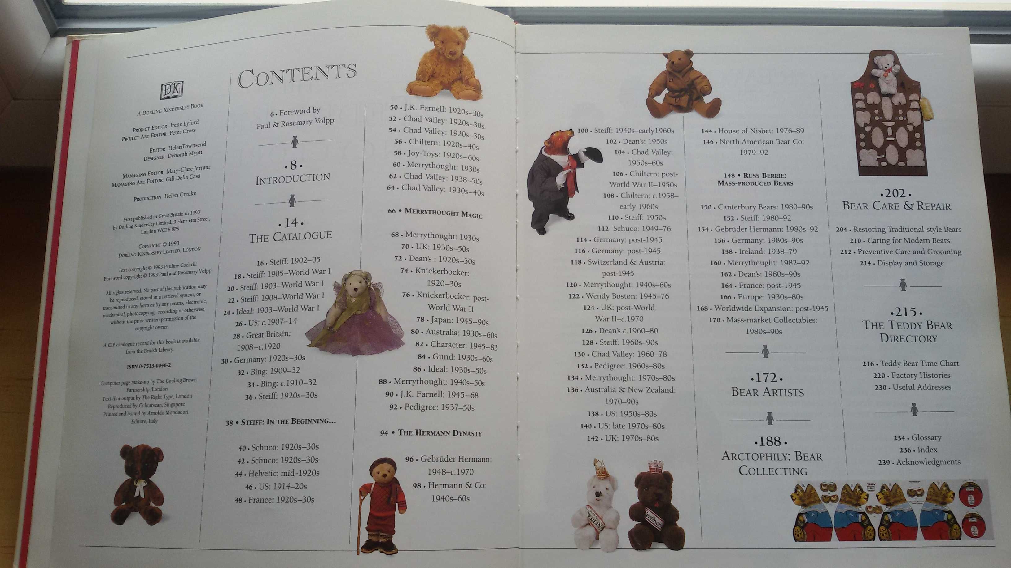 The Teddy Bear Encyclopedia, Pauline Cockrill, wydanie pierwsze, 1993r