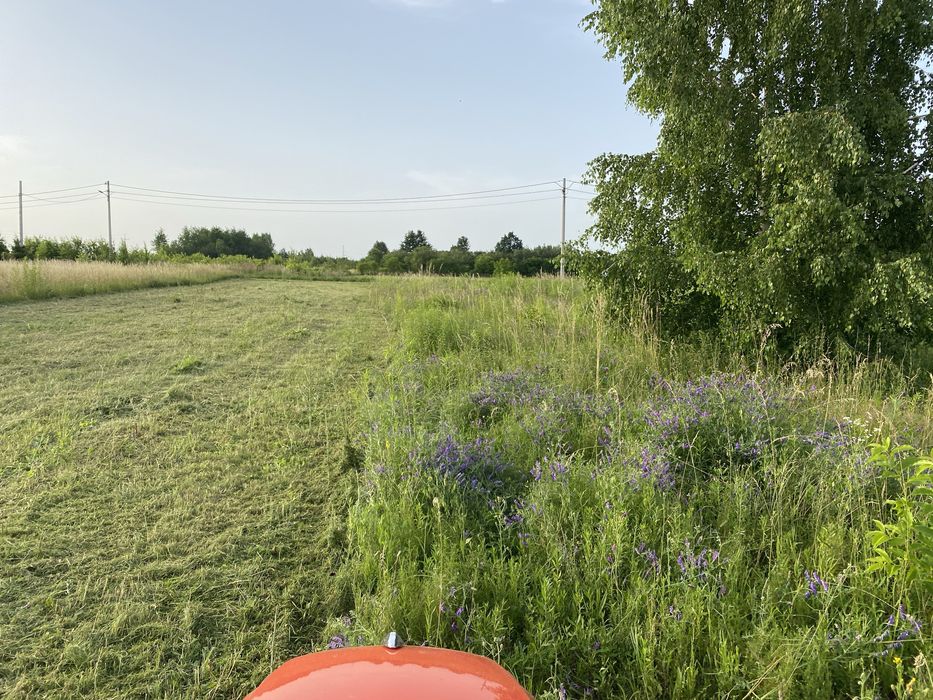 Koszenie boisk wysokich traw zarośli i nieużytków