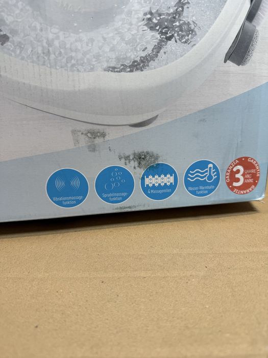 Masażer do stóp 4 tryby z bombelkami wibracja nowy