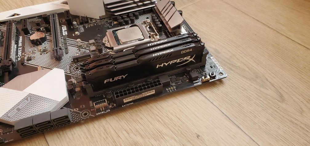 Asus Prime Z390-A vs i7 8700k, 24Gb Ddr4 Kingston Fury