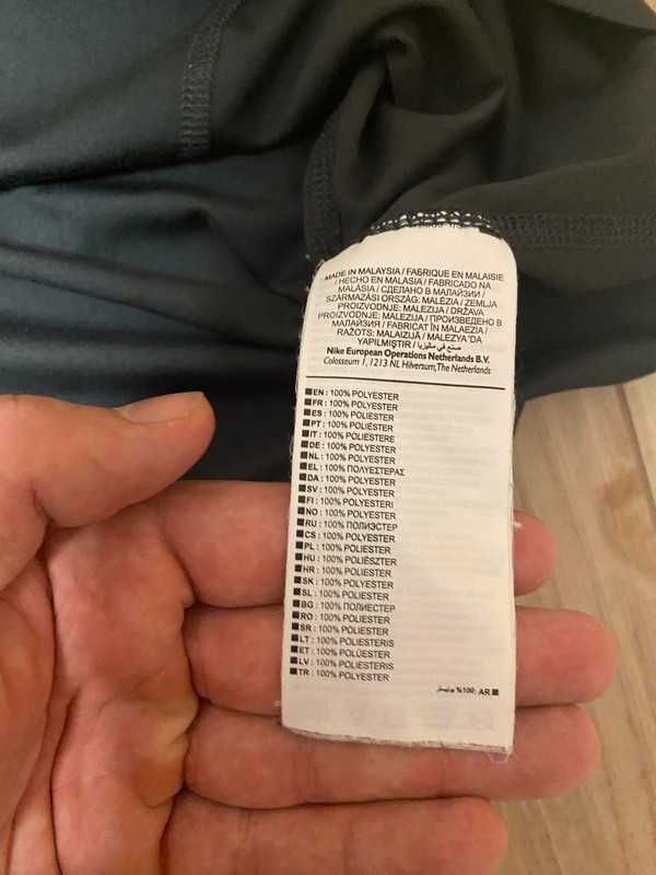 Damska szara koszulka sportowa Nike Dri-Fit