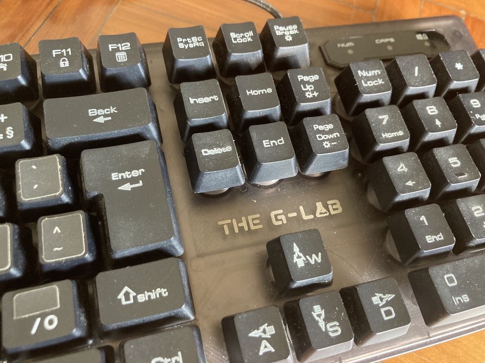 teclado preto The G-Lab