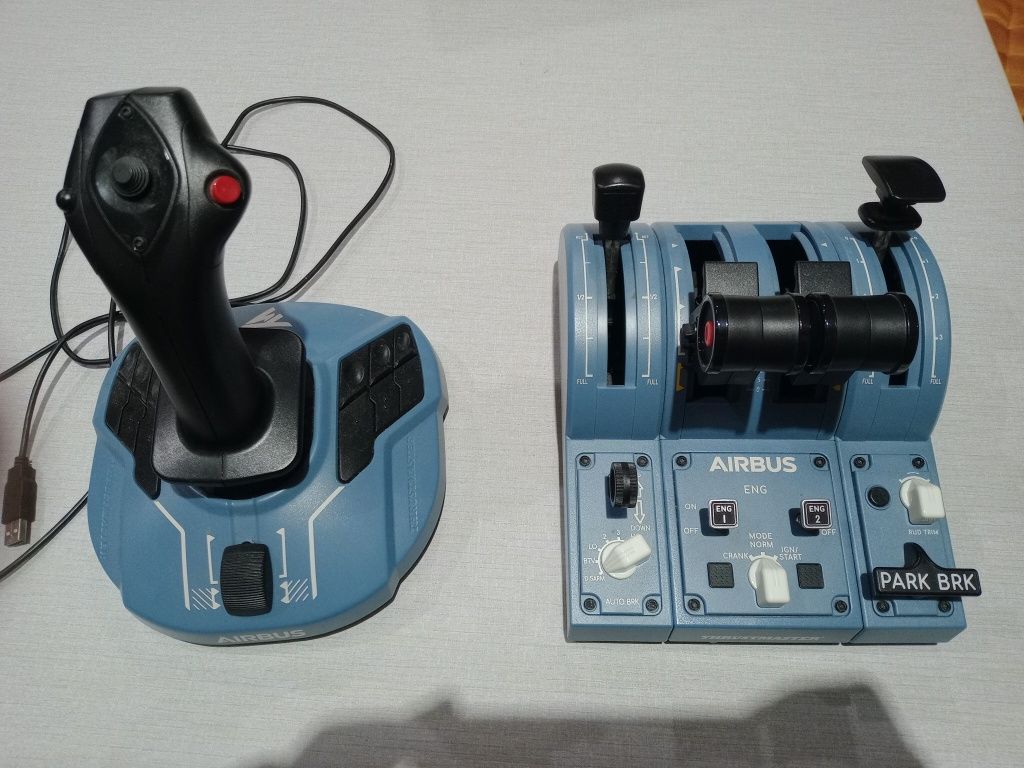 Joystick THRUSTMASTER Captain Pack Airbus Edition (PC - Azul)