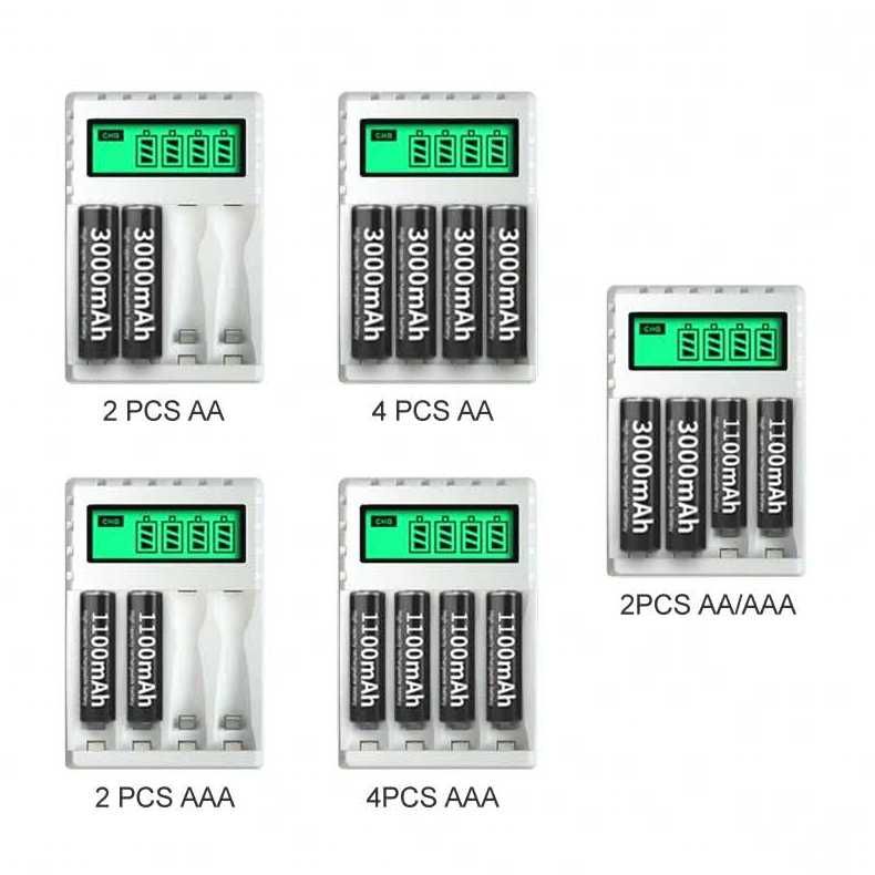 Зарядное устройство LCD005 для AA/AAA Ni-Cd/Ni-Mh 1.2V заряжай с умом