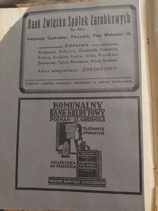 Stara przedwojenna reklama