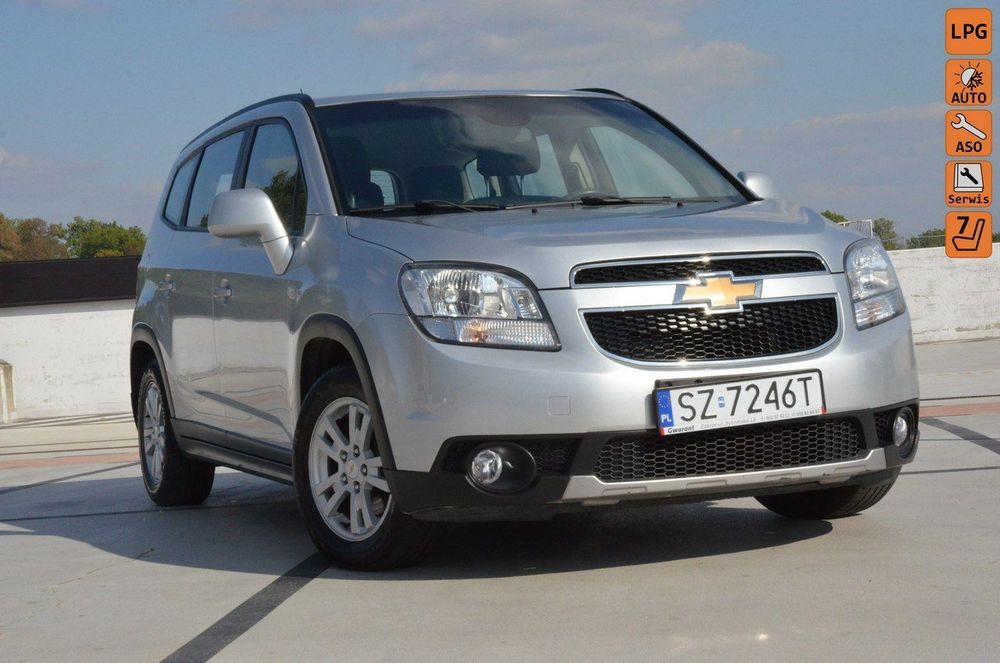 Chevrolet Orlando 1.8i 141 KM + LPG manual/ Klimatyzacja/ Ele.szyby/ Parktronic/ Alu