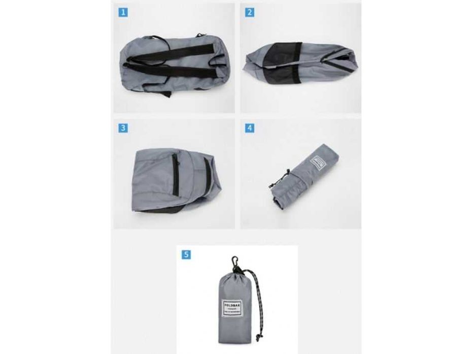 Ultralekki składany wodoodporny plecak FA014 czarny