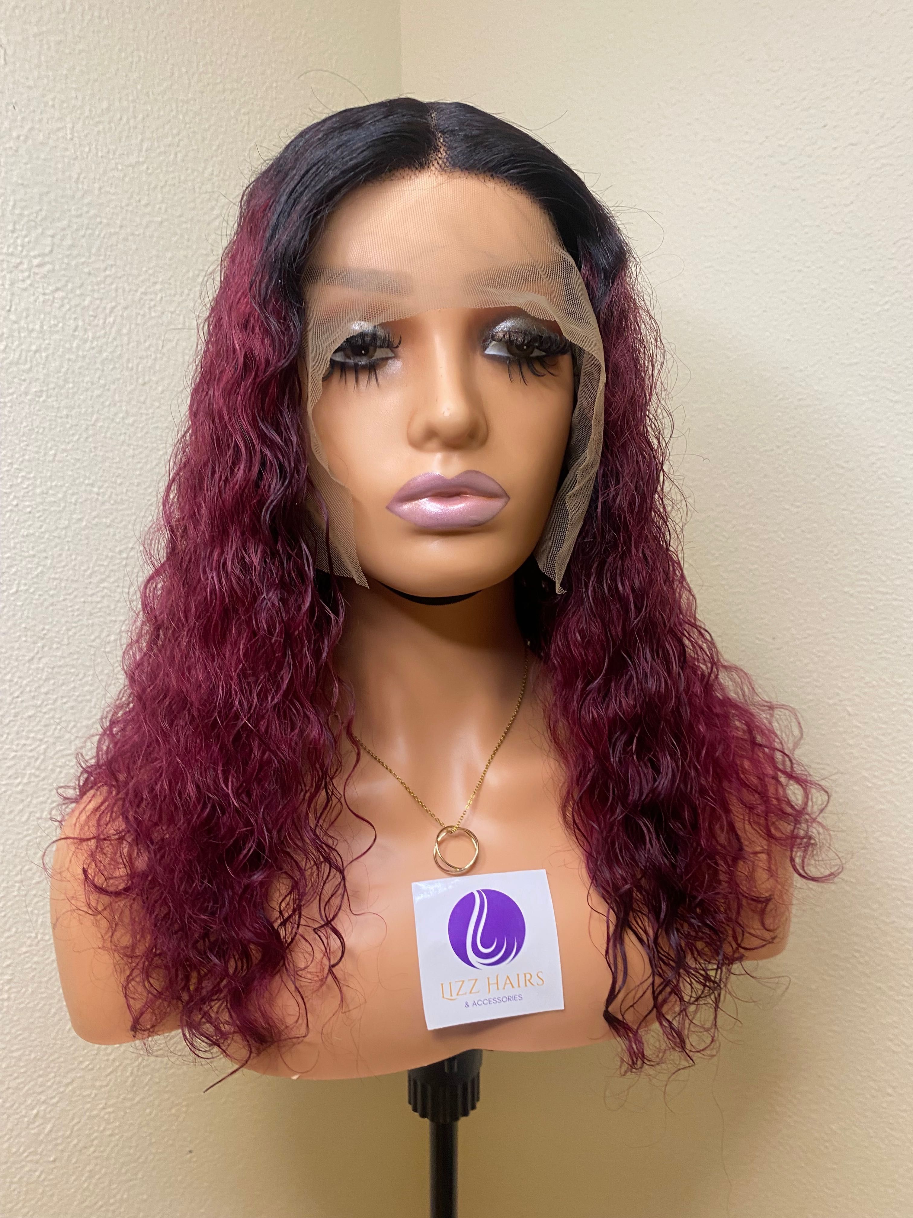 100% human hair curly wig