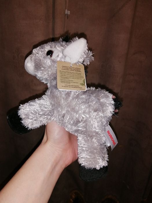 Мягкая эко игрушка ослик