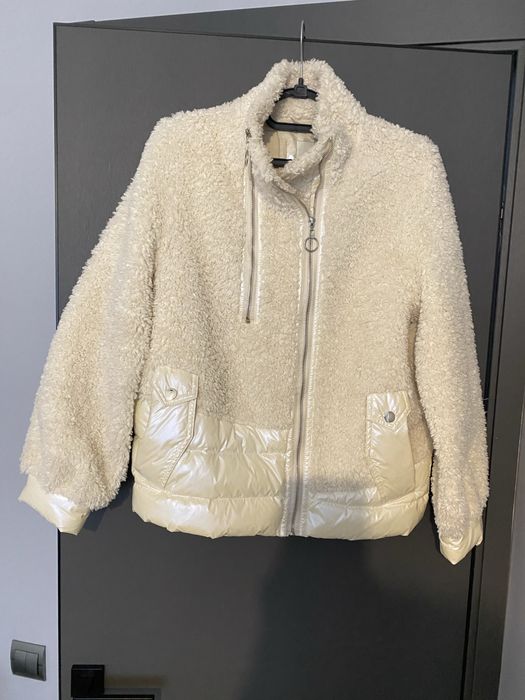 Екошубка Тедді молочного кольору