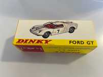Caixa reprodução para Dinky Toys 215 Ford GT farois brilhantes  1:43
