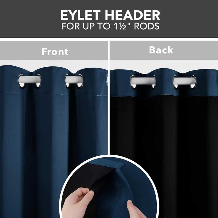 Nowa zasłona / 2szt / oczka / 140x165cm / zaciemniająca / 5613!