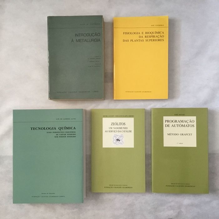 Livros da Fundação Gulbenkian