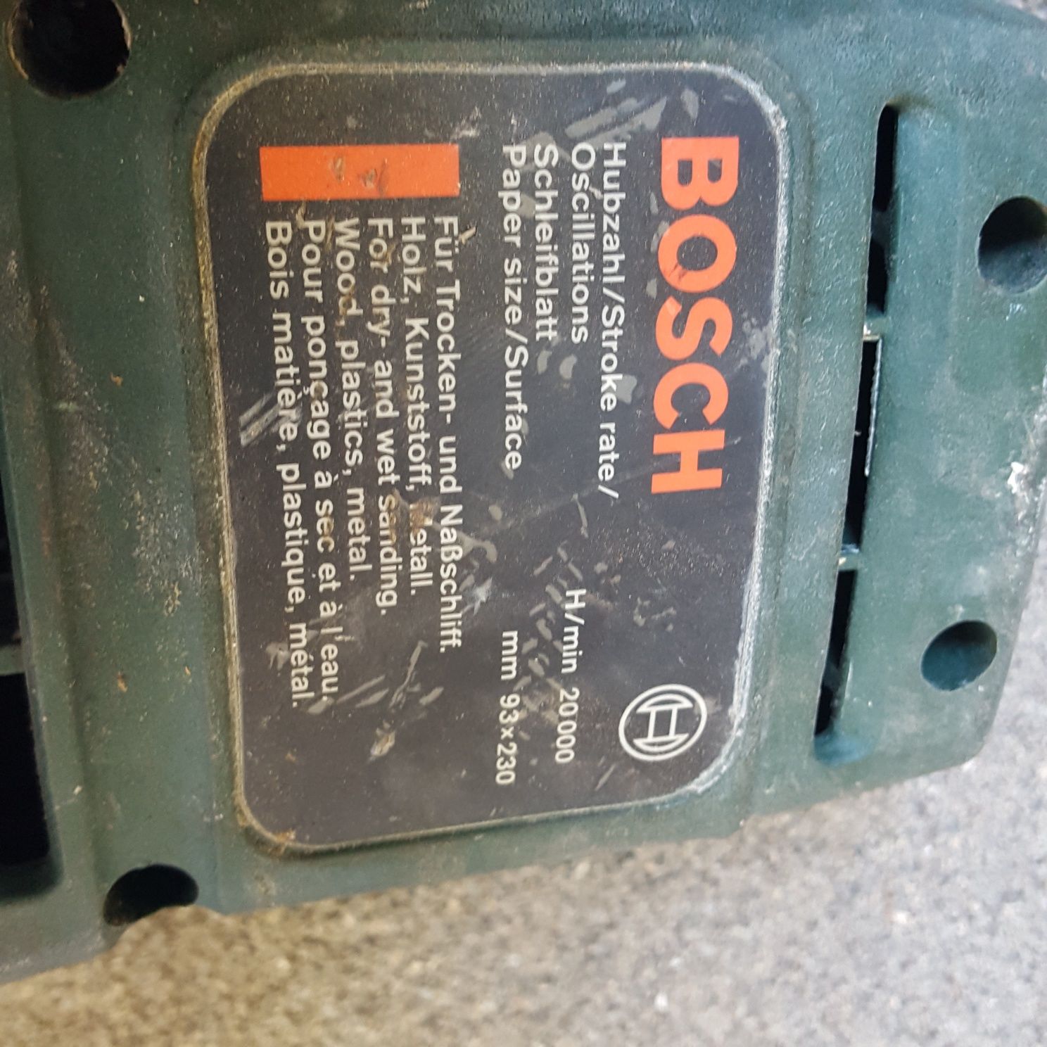 Bosch lixadora 180W