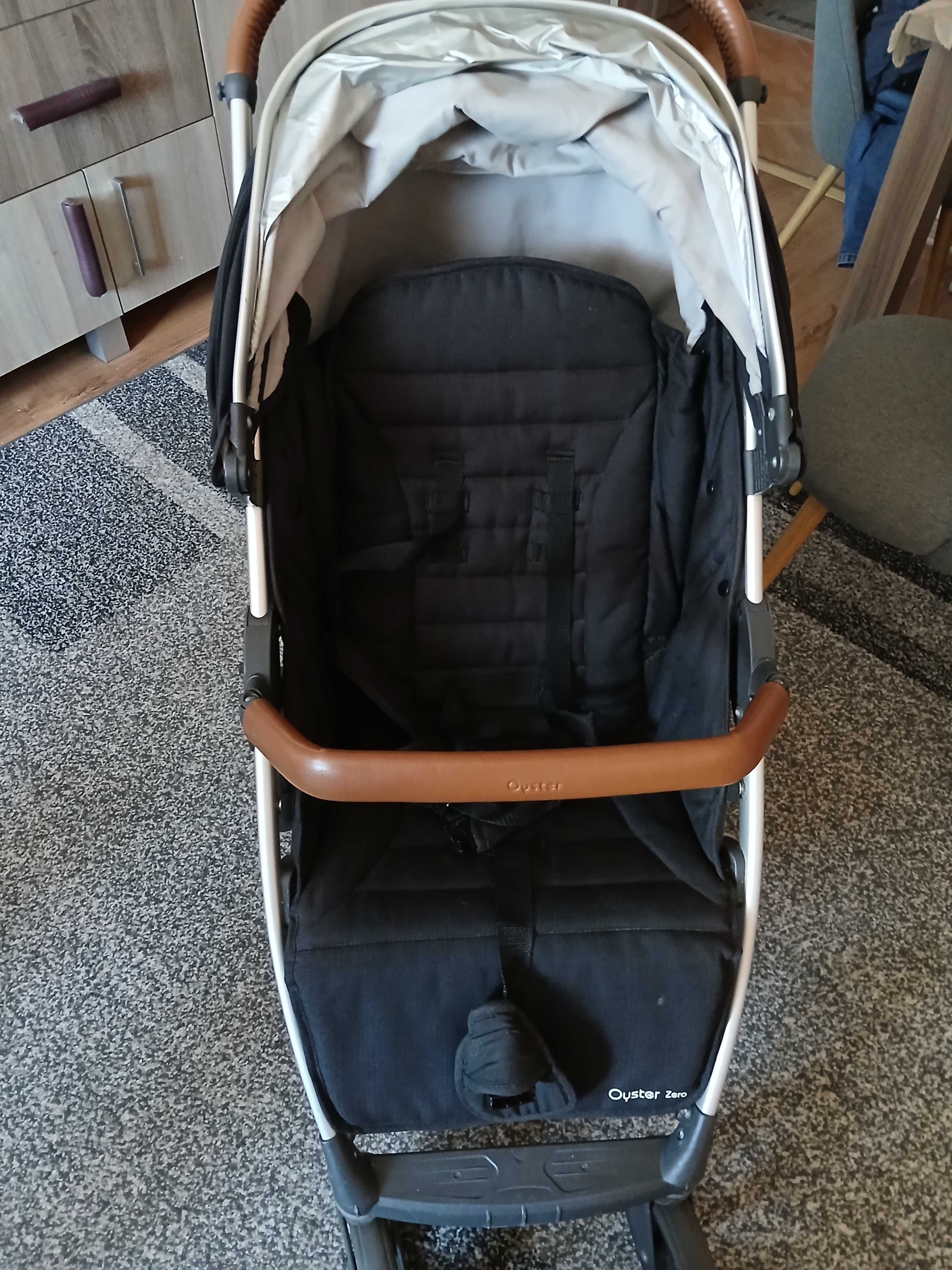 Wózek spacerowy oyster zero czarny bdb
