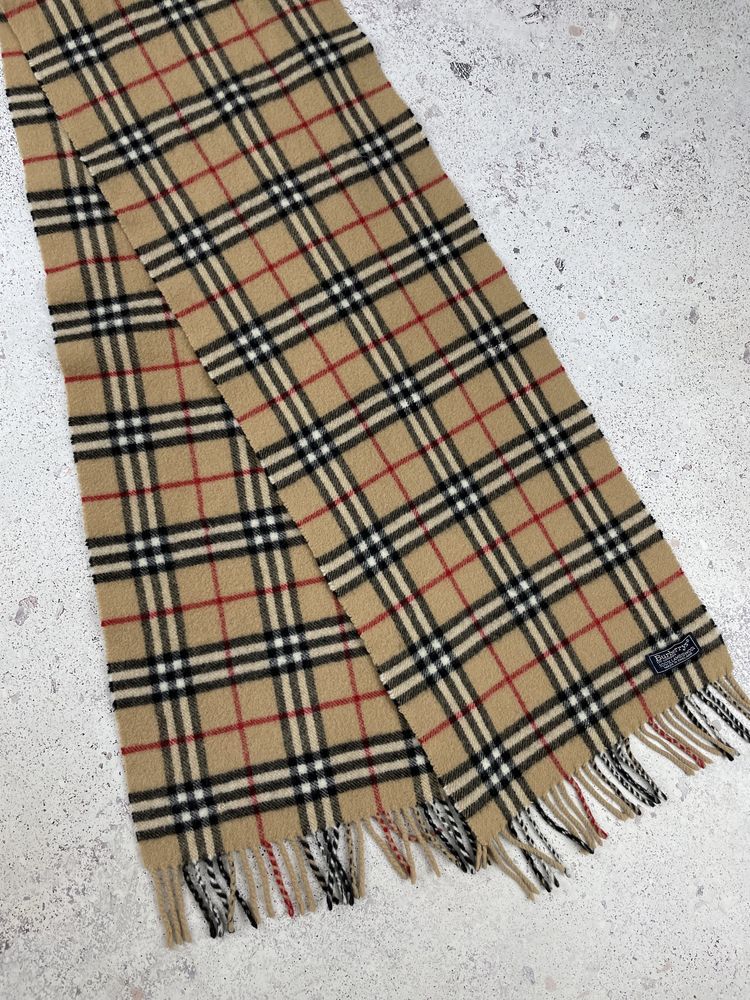 Burberry vintage nova check wool scarf шарф оригінал