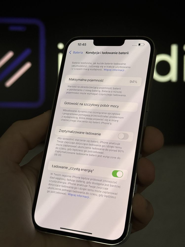 RATY 0% iPhone 13 Pro Max 128GB BATERIA 94% GWARANCJA 12 miesięcy!!!