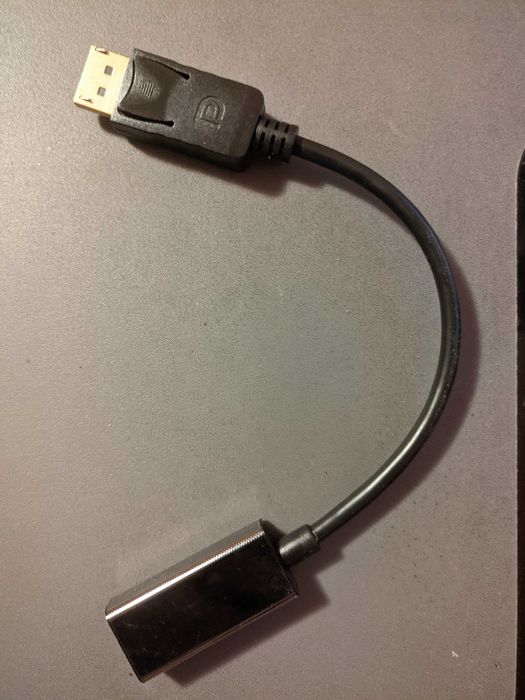 Адаптер, переходник DisplayPort (источник изображения) — HDMI (экран)