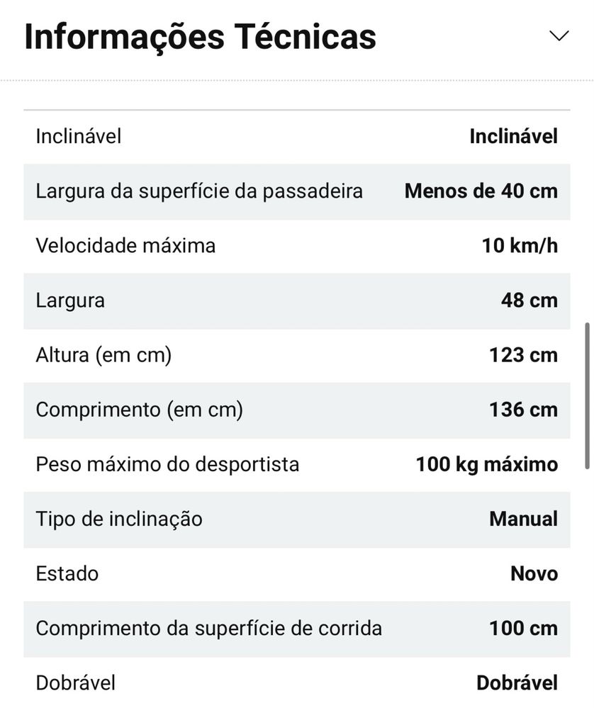 Passadeira de treino power step