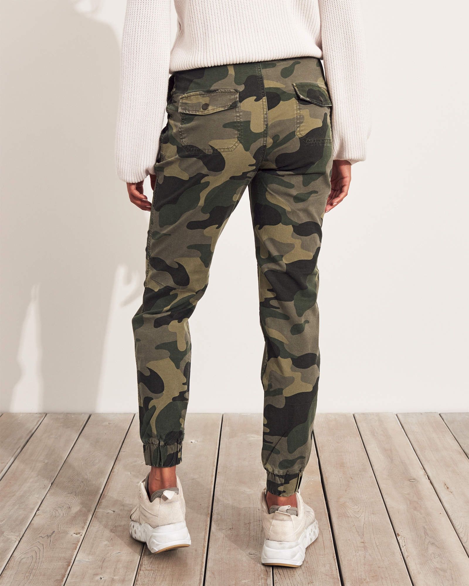 Spodnie Moro Damskie Super Joggery Hollister XS by Abercrombie