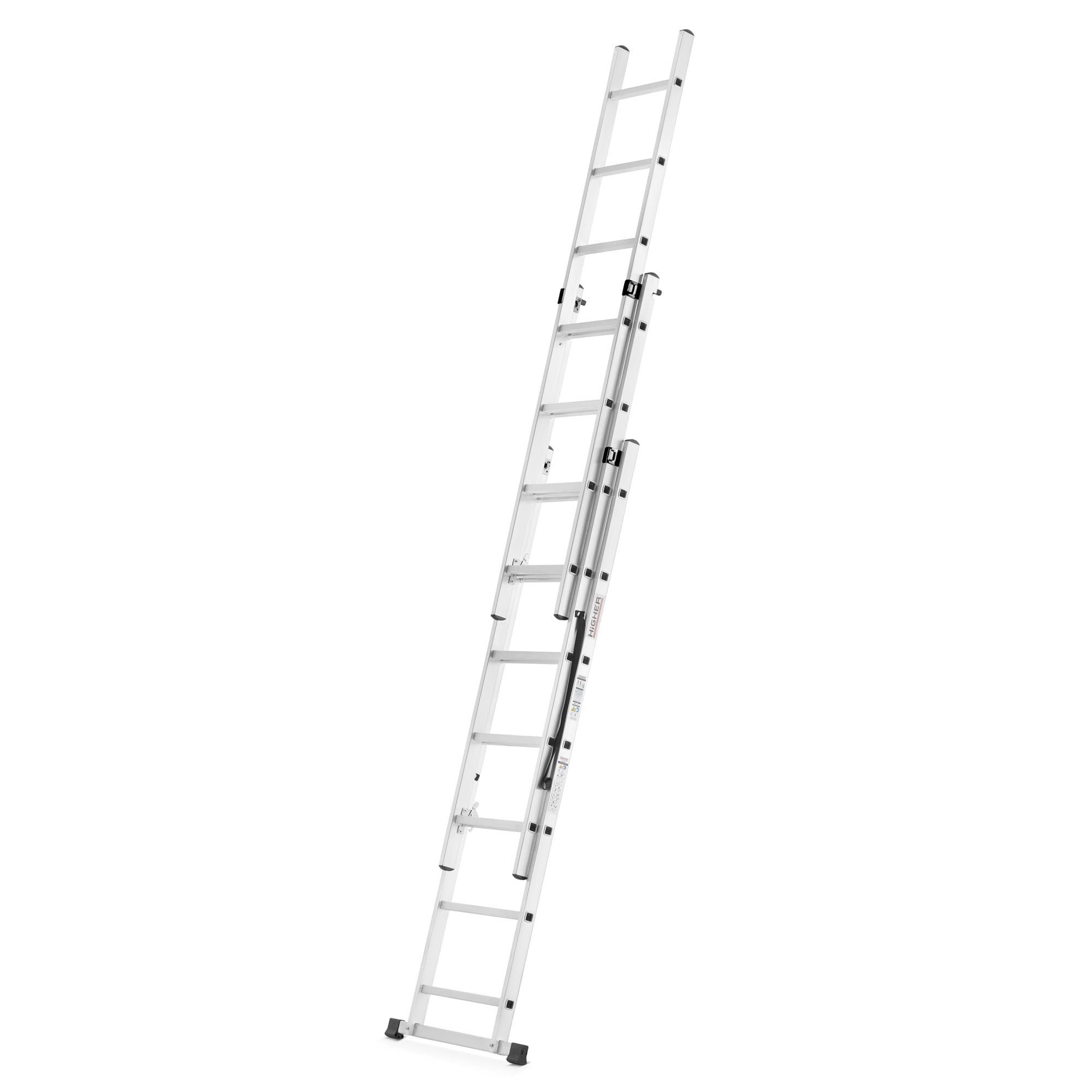 PROMOCJA! Drabina Aluminiowa 4,26 m - do 150 kg! 3 częściowa (3x7)