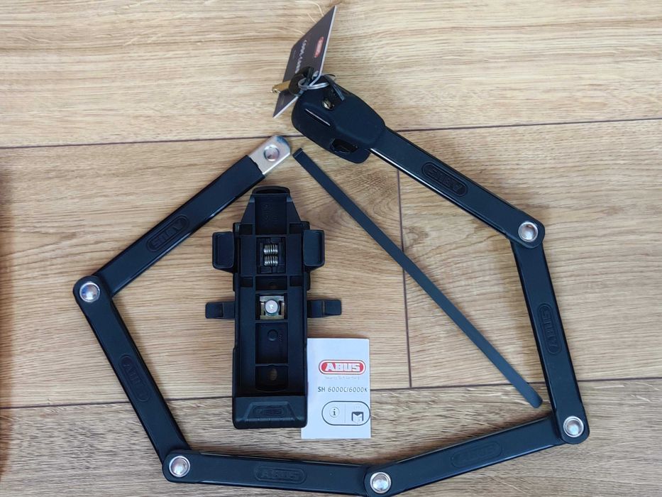 Zapięcie Abus BORDO XPlus™ 6000K/90 black SH