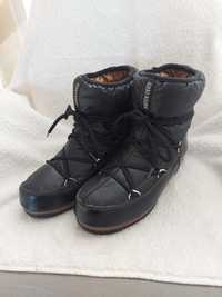 Сапоги ботинки moonboot 39p черные