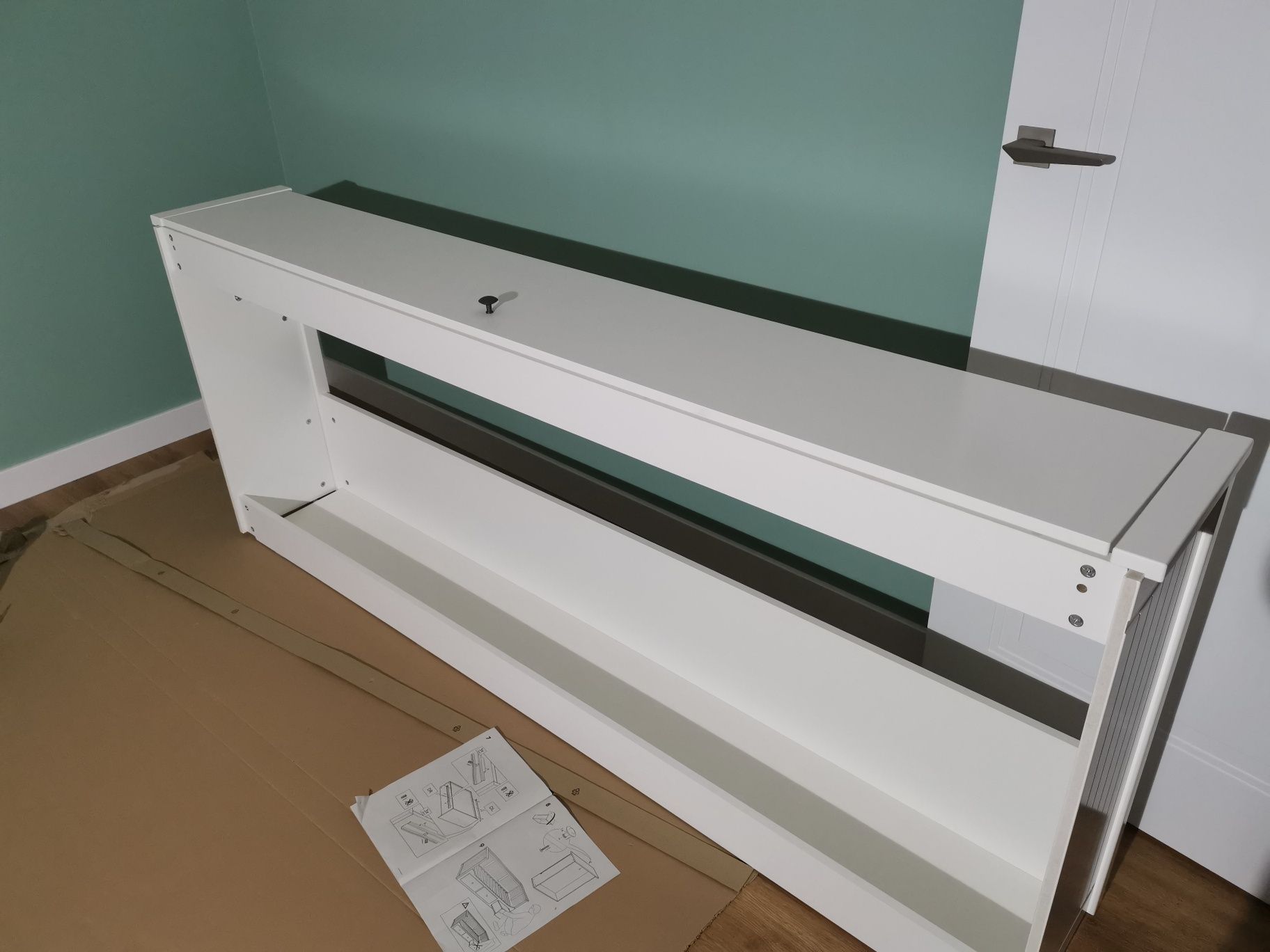 Pojemnik na materac Hemnes Ikea biały do łóżka