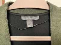 Długi cardigan zielony Primark S