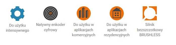 Napęd bramy skrzydłowej ROGER BE20/210/L do 2,8m silnik bezszczotkowy