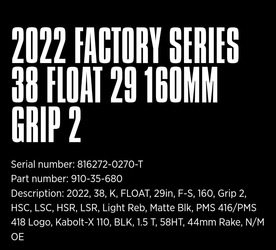 FOX 38 Factory 29" 160mm Grip2