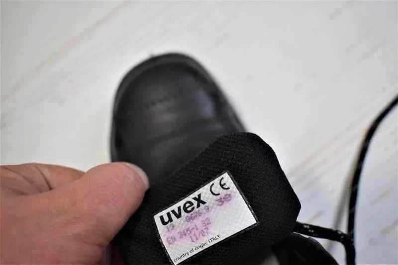 UVEX buty robocze wysokie z blacha jak nowe 38