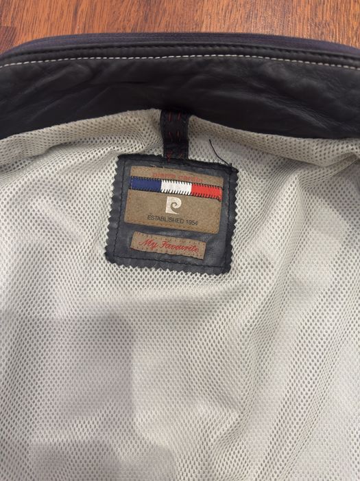 Шкіряна куртка pierre cardin ESTABLISHED 1954