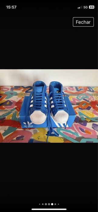 Sapatinhas botim unisexo “ ADIDAS “ (Pro model Animal)  37,5