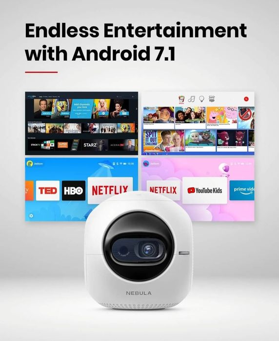 Projektor przenośny Android Nebula.