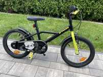 Rower dziecięcy BTwin 500 Dark Hero 16 cali Decathlon