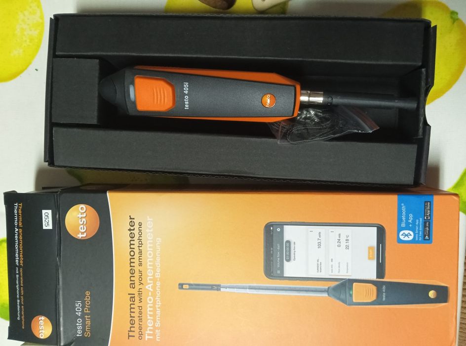 Anemometro térmico Testo 405i - uso Smartphone