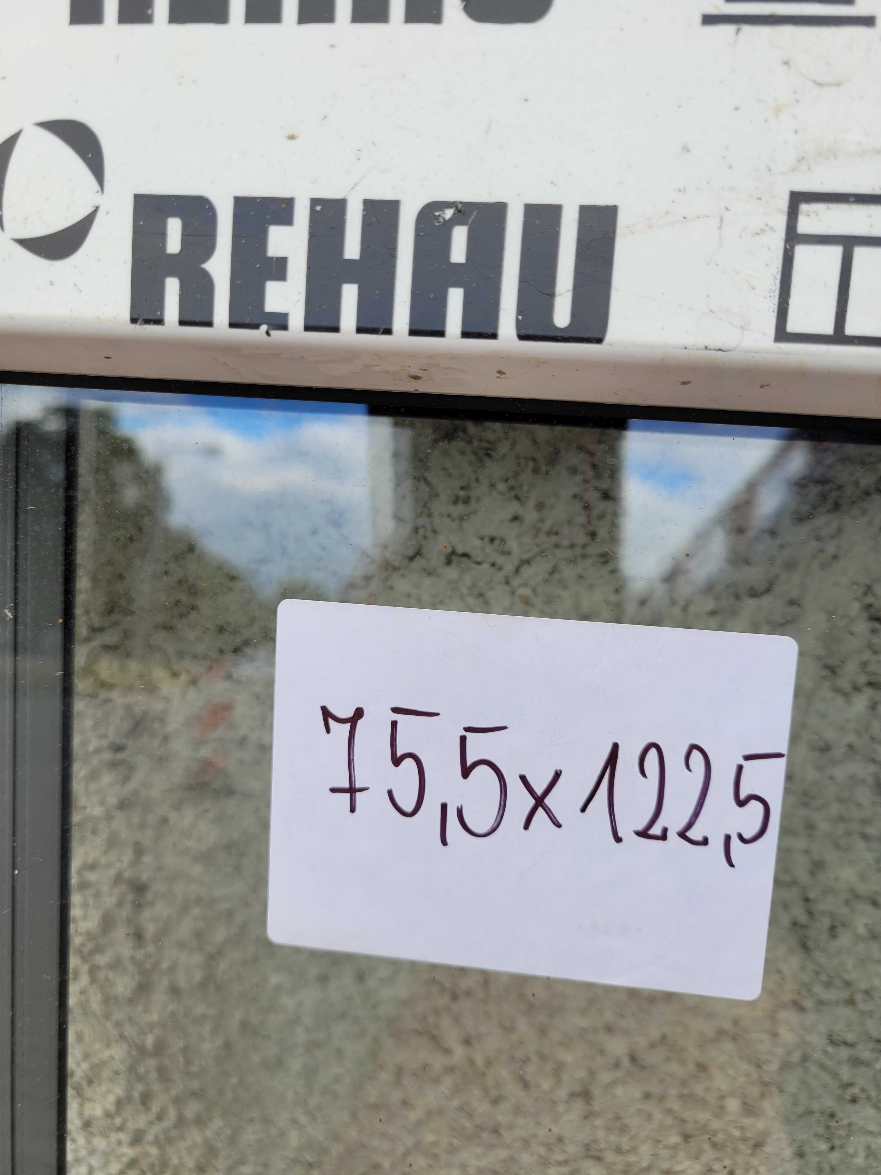 Okno FIX nieotwierane 122.5x75.5 NOWE 3 szybowe