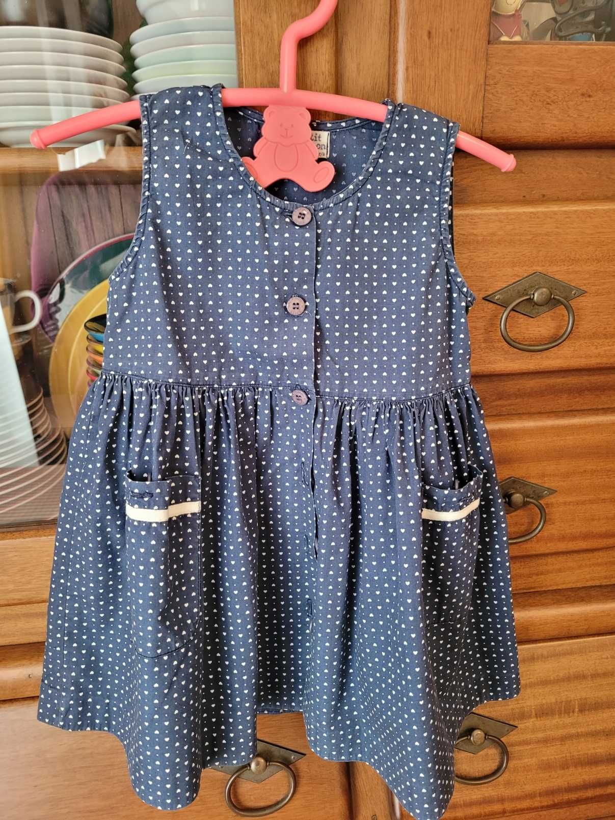 Vestido algodão, Petit Patapon, 18-24 meses, fresquinho