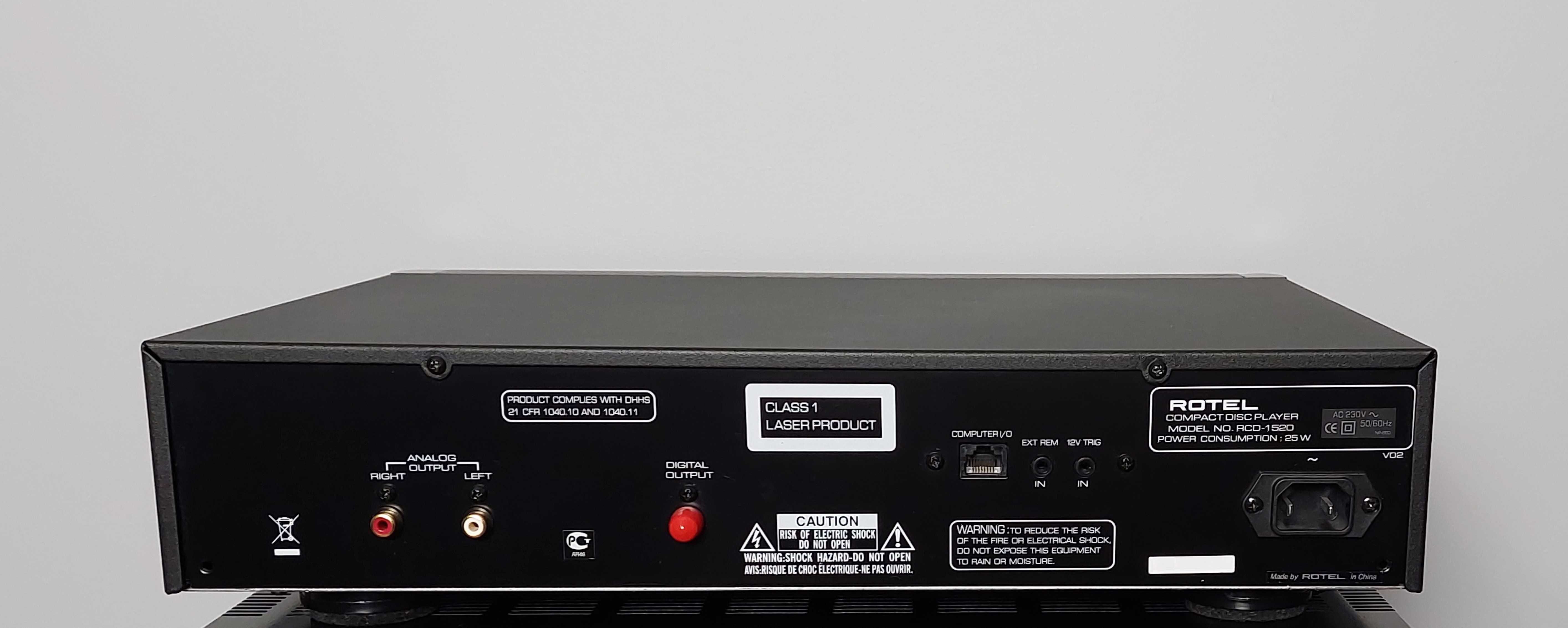 Rotel RCD-1520 V2 odtwarzacz płyt CD