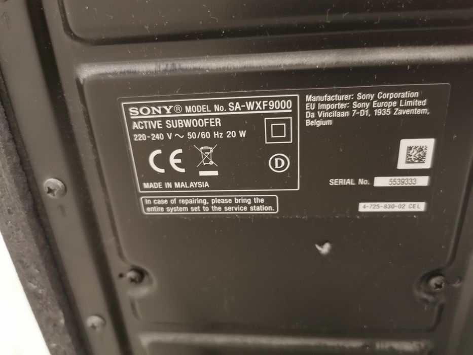 Soundbar Sony HT-XF9000