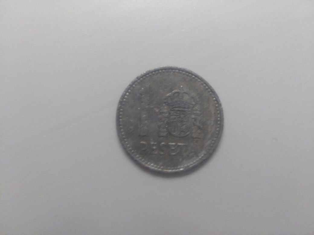 Moeda de 1 peseta - Espanha