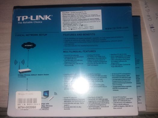 TP-LINK TF-3200 10/100 мережевий адаптер PCI сетевая плата