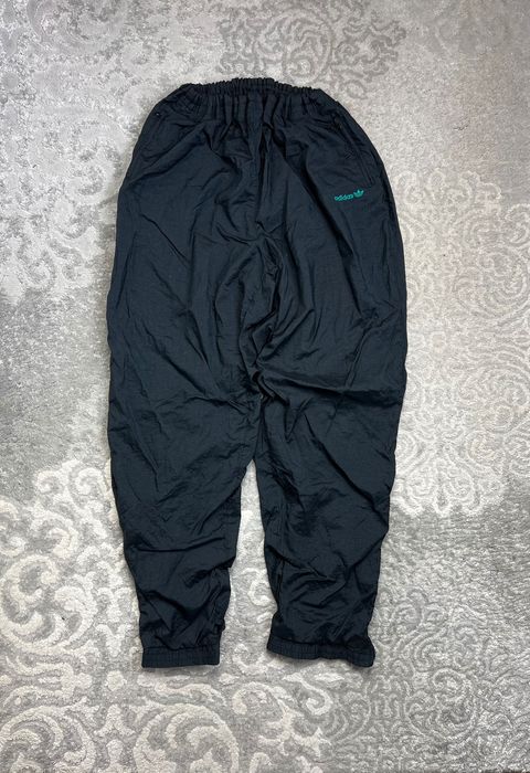 Baggy Spodnie Adidas Vintage 90’s Czarne Ortalion