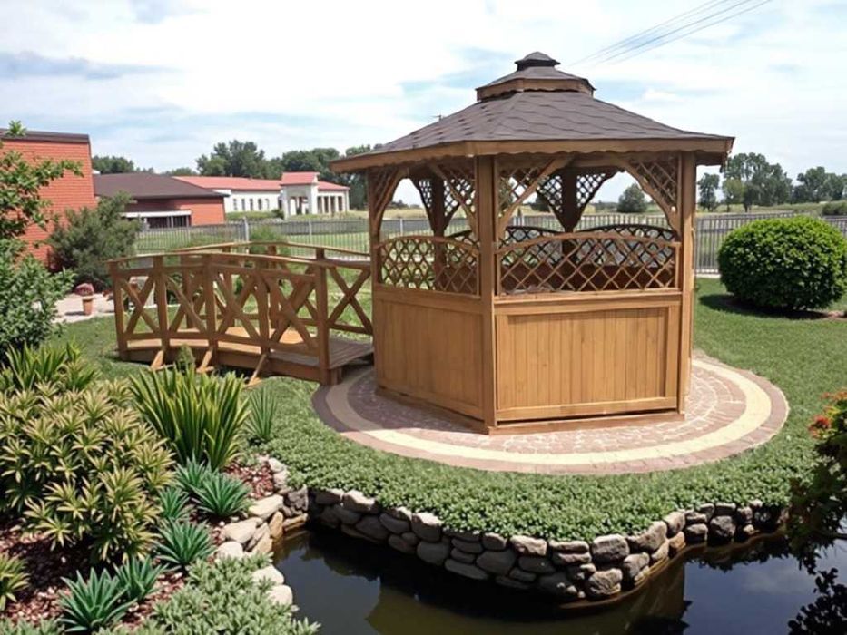 ALTANA 4 3,2m Półokrągłe Kratki Impregnowana +Gont Podłoga Producent