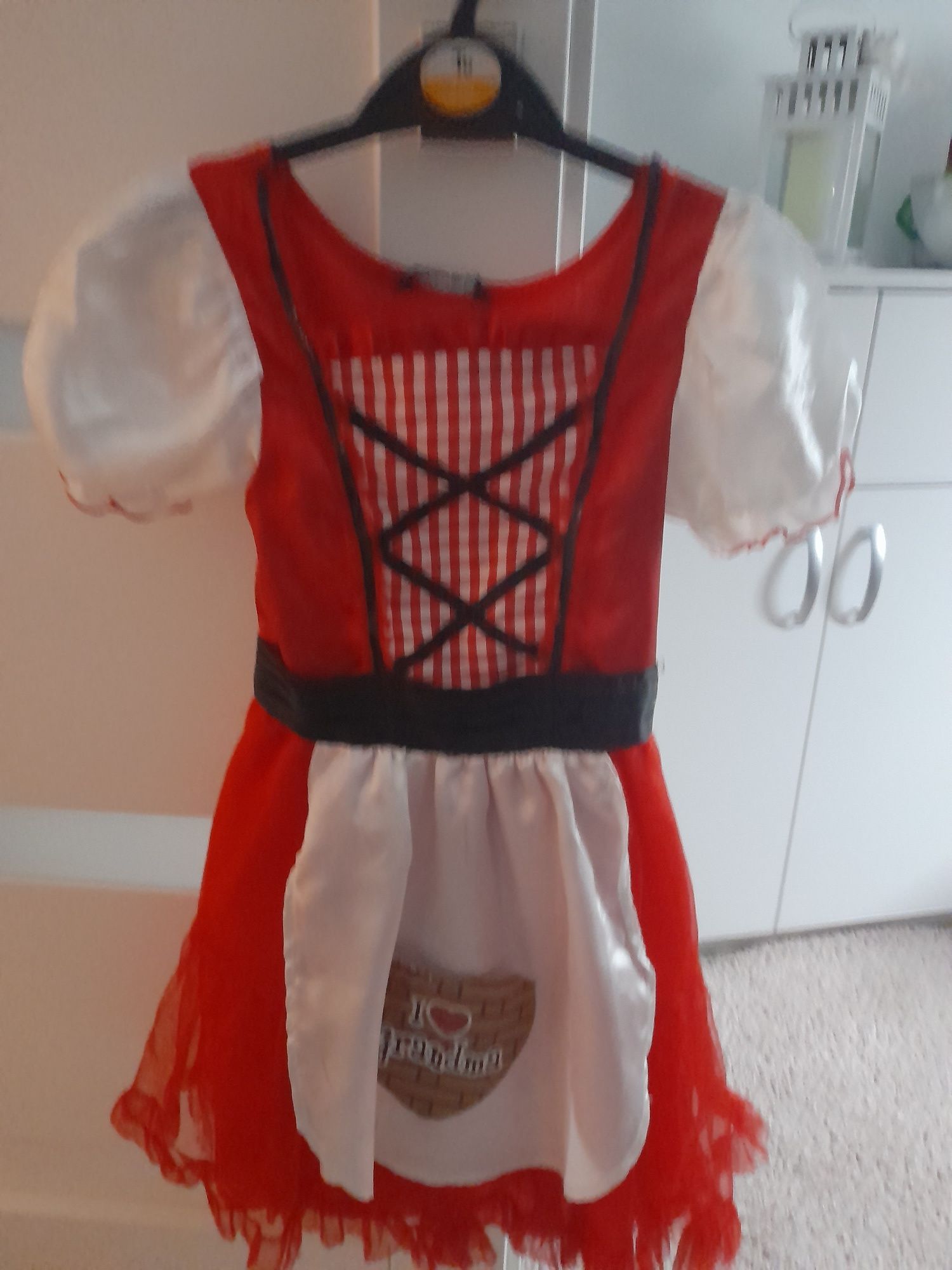 Czerwony kapturek stroj dla 5-8latki
