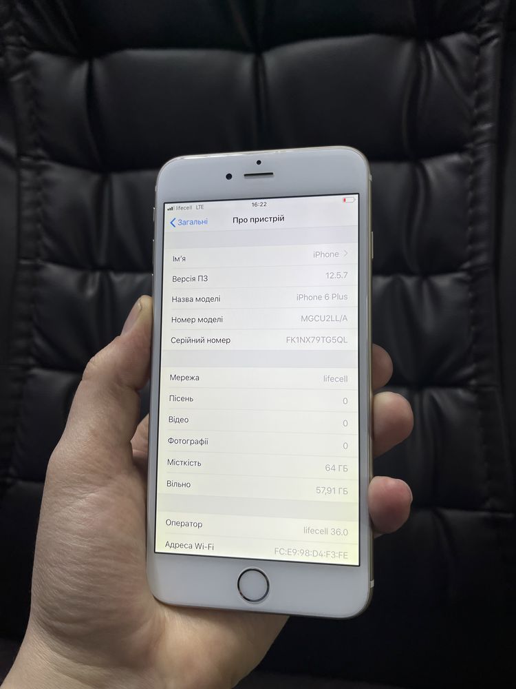 Iphone 6Plus 64Gb Neverlock